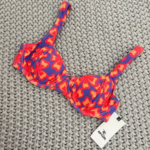 Rip Curl• NEON ISLES BALCONETTE BIKINI TOP Hibiscus